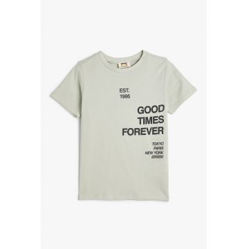 Tricou cu imprimeu text