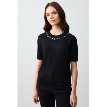 Tricou cu strasuri