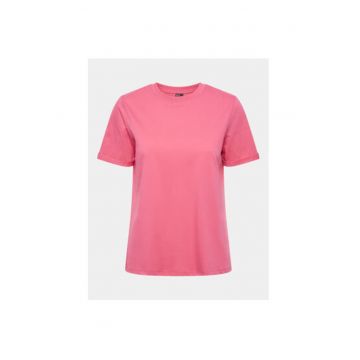 Tricou dama -  303428808 - Bumbac - Roz