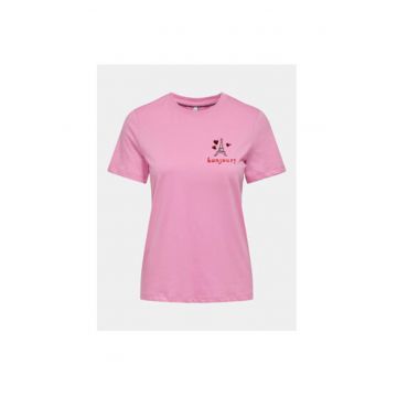 Tricou dama -  303602970 - Bumbac - S INTL - Violet