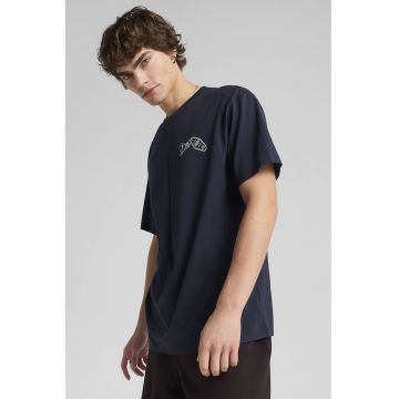 Tricou de bumbac cu imprimeu grafic pe partea din spate