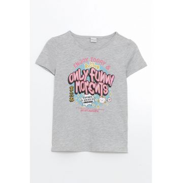 Tricou din amestec de bumbac cu imprimeu grafic