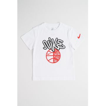 Tricou din amestec de bumbac cu logo