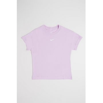Tricou din bumbac cu detaliu logo