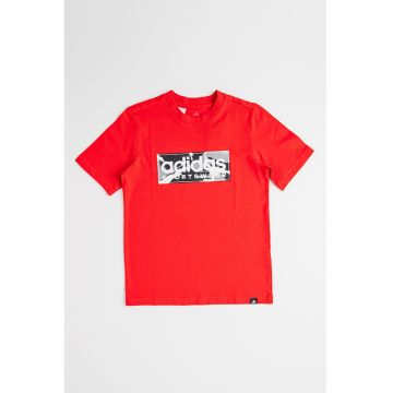 Tricou din bumbac cu imprimeu logo Camo