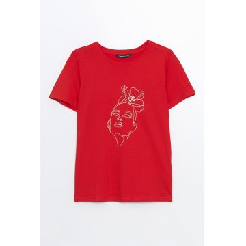 Tricou din bumbac cu imprimeu
