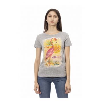 Tricou slim-fit cu decolteu rotund