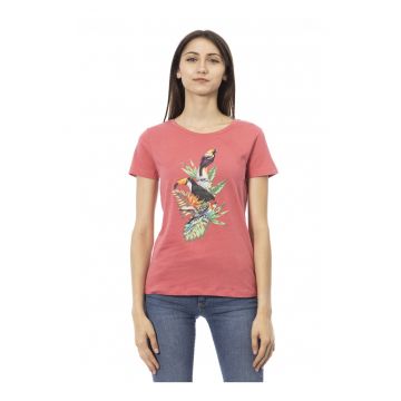 Tricou slim fit cu decolteu rotund