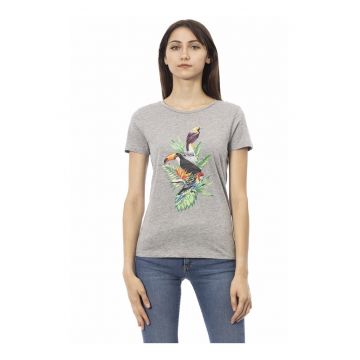 Tricou slim fit cu decolteu rotund