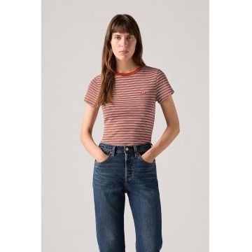 Tricou slim fit de bumbac Essential