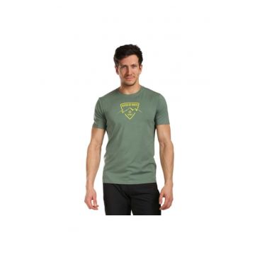 Tricou sport  Garove - Kaki - 2XL INTL - material Lyocell - uscare rapida