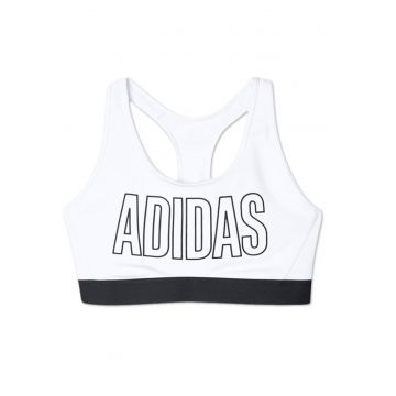 Bustiera sport  M - alb - poliester reciclat - elastan - pentru fitness -