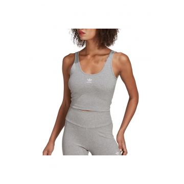 Maiou sport  gri - bumbac/viscoza/elastan - pentru femei - design modern - pentru fitness -