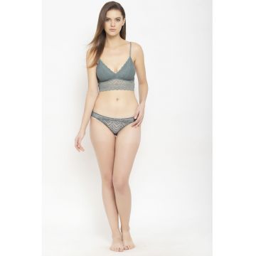 Sutien longline de dantela
