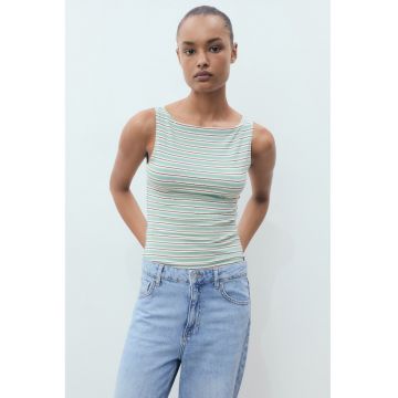 Top slim-fit cu model in dungi