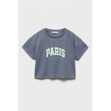 Tricou crop din bumbac