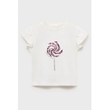 Tricou cu aplicatii din paiete