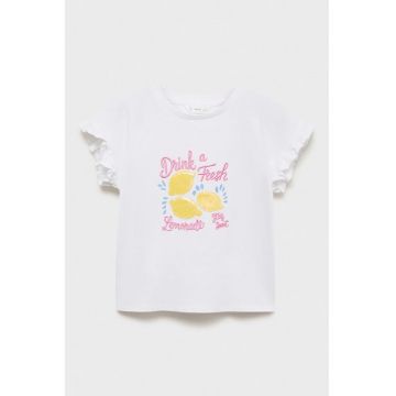 Tricou cu broderie si paiete