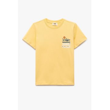 Tricou cu detaliu cu imprimeu