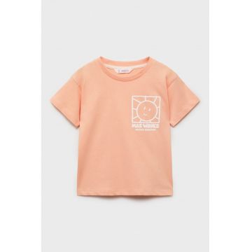 Tricou cu imprimeu grafic si text