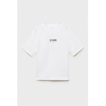 Tricou cu imprimeu pe partea din spate