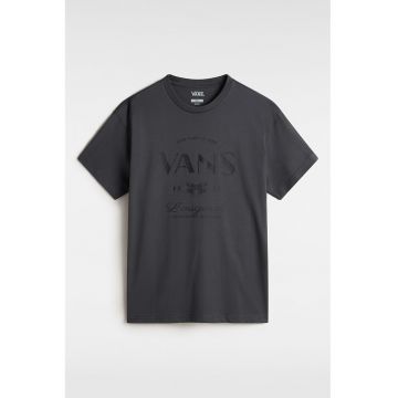 Tricou cu imprimeu si decolteu la baza gatului