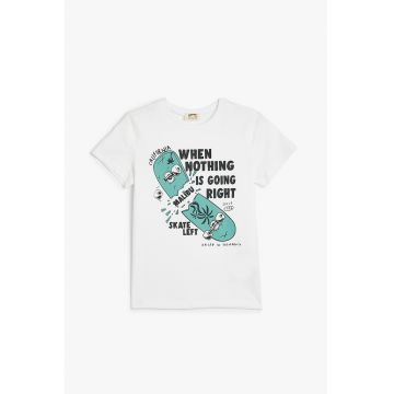 Tricou cu imprimeu text