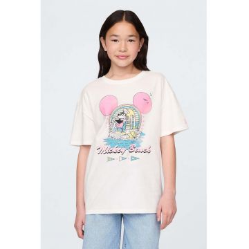 Tricou cu model tie-dye si imprimeu Minnie Mouse