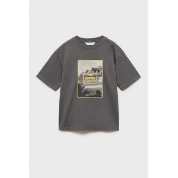 Tricou de bumbac cu imprimeu foto