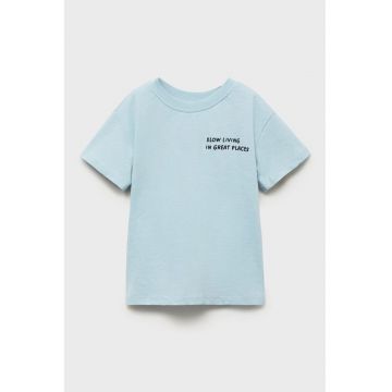 Tricou de bumbac cu imprimeu grafic