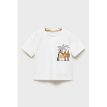 Tricou de bumbac cu model grafic