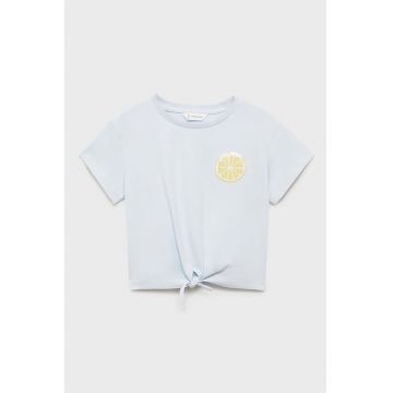 Tricou de bumbac cu paiete