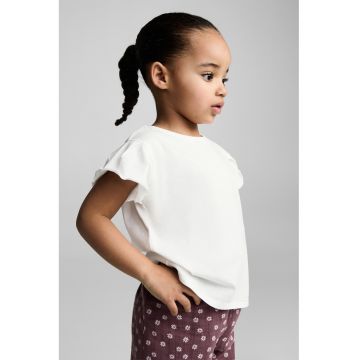 Tricou din bumbac cu decolteu rotund