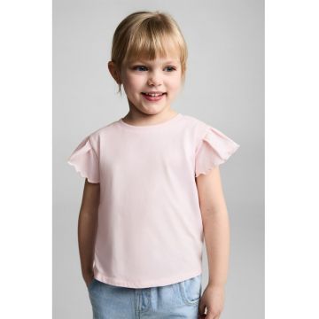 Tricou din bumbac cu decolteu rotund