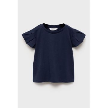 Tricou din bumbac cu decolteu rotund