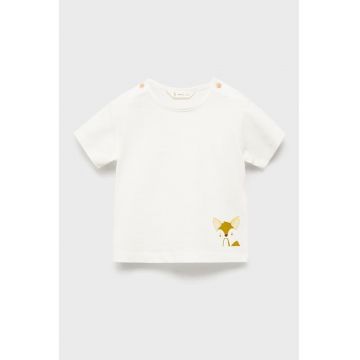Tricou din bumbac cu decolteu rotund