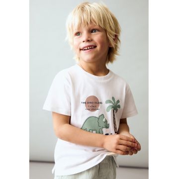 Tricou din bumbac cu design grafic