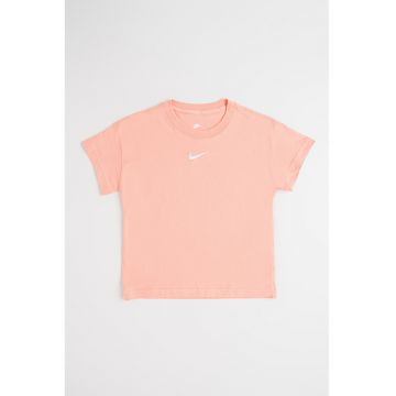 Tricou din bumbac cu detaliu logo