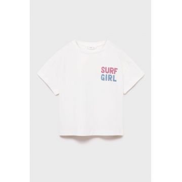 Tricou din bumbac cu imprimeu grafic pe partea din spate