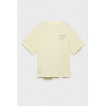 Tricou din bumbac cu imprimeu pe partea din spate