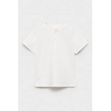 Tricou din bumbac cu nasturi