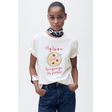 Tricou lejer cu imprimeu