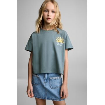 Tricou lejer cu imprimeu grafic