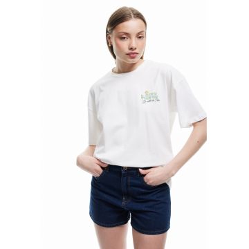 Tricou lejer cu text