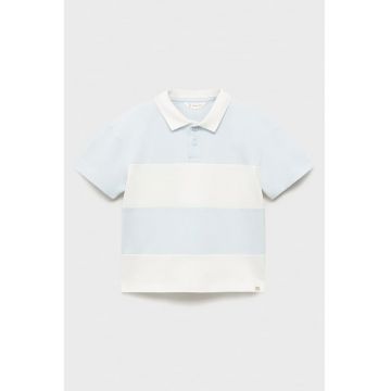 Tricou polo cu dungi