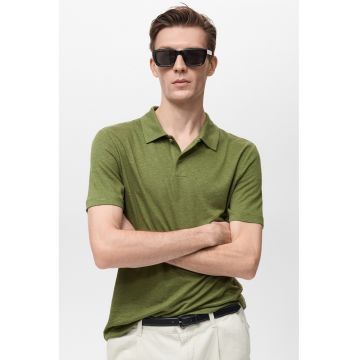 Tricou polo din amestec de in