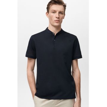Tricou polo slim-fit din pique