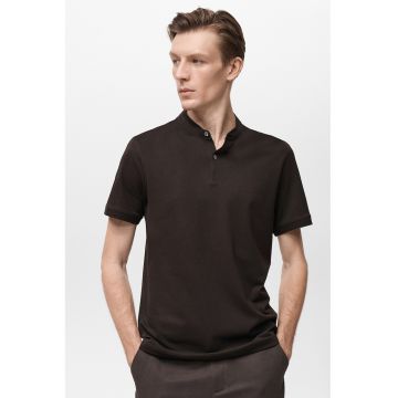Tricou polo slim-fit din pique