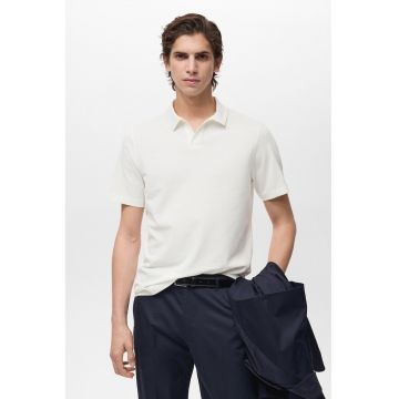 Tricou polo slim-fit din pique