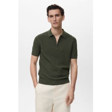 Tricou polo tricotat